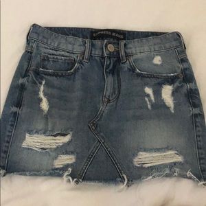 Express Jean Skirt